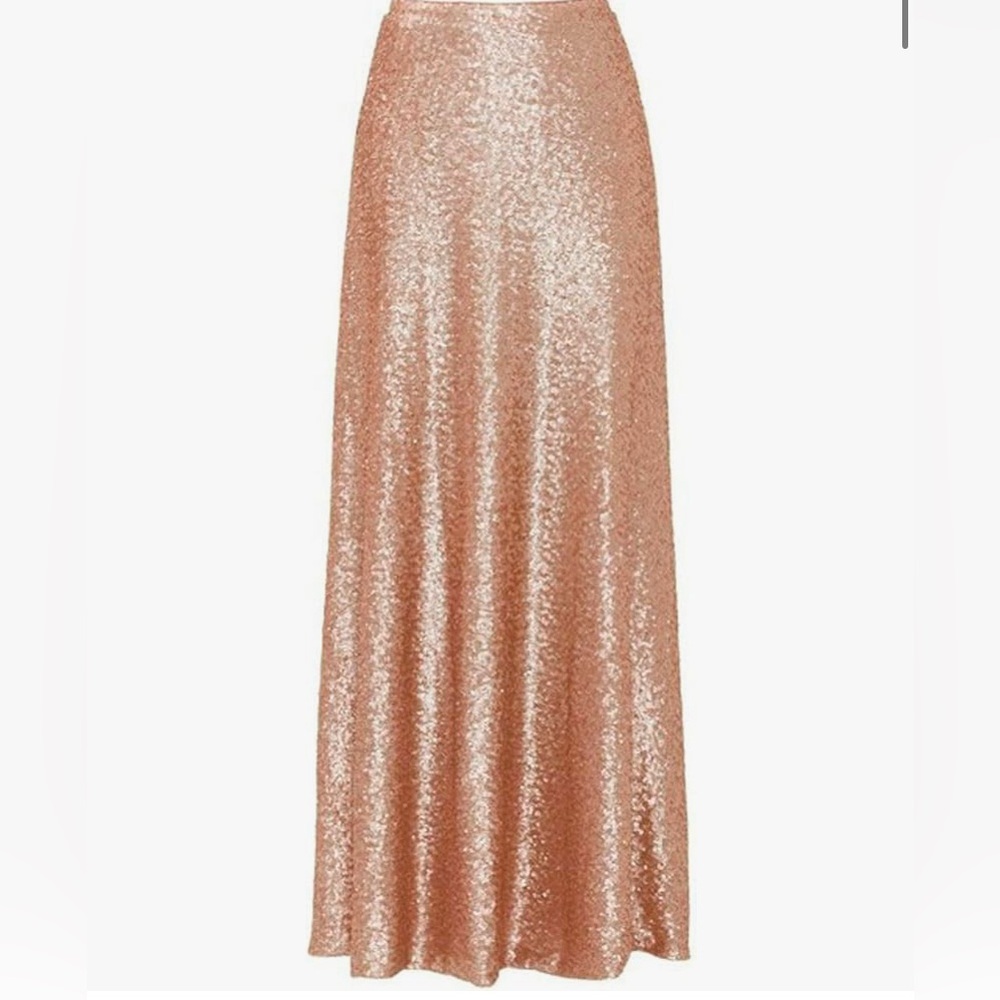 Rose Good Sequin Maxi Skirt